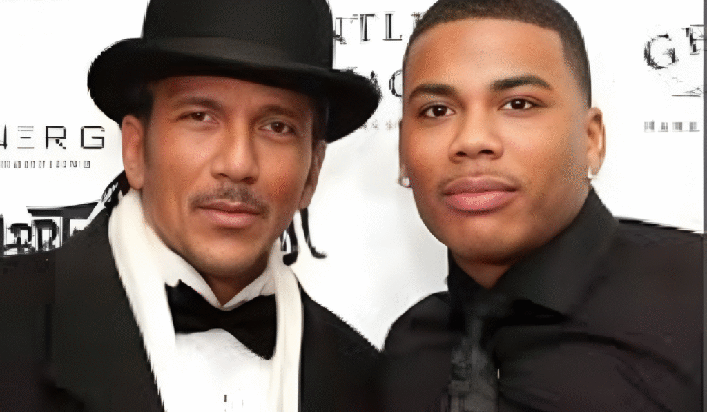 Nelly with Cornell Haynes Sr